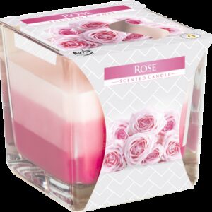 Rainbow Jar Candle - Rose  (RJC-07)