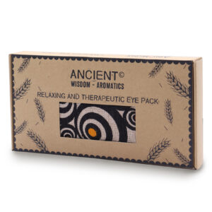 Lavender Natural Cotton and Juco Eye Pillow in Gift Box - Illusion  (CEyeP-06)