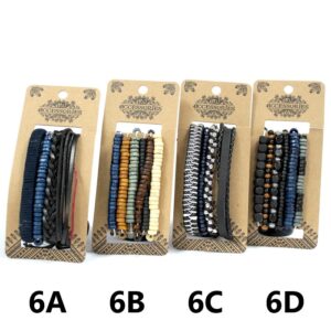 Mens Bracelet Sets - Moody & Blue (asst)  (MBS-06)