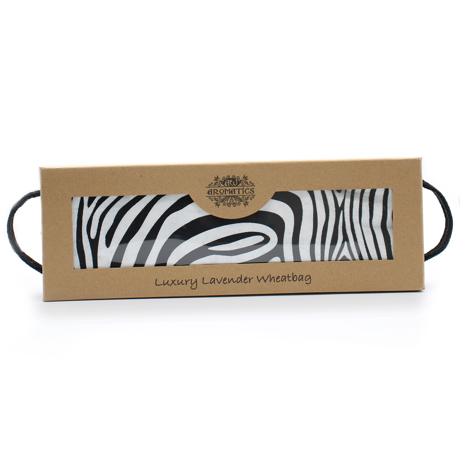 Luxury Lavender Wheat Bag in Gift Box - Zebra (AWHBL-13)