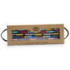 Luxury Lavender  Wheat Bag in Gift Box  - Rainbow Clouds  (AWHBL-14)