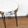 Albasia Wood Plant Stand - Whitewash  (HPS-01)
