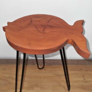 Albasia Wood Fish Stand - Terracotta  (HPS-06)