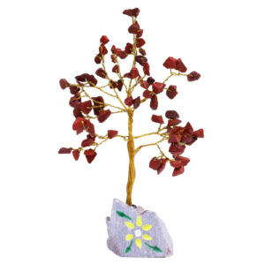 Red Jasper Gemstone Tree - 80 Stones  (IGemT-02)