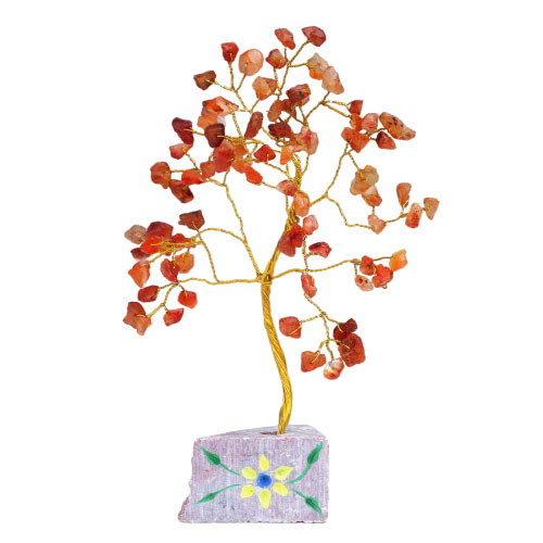Carnelian Gemstone Tree - 160 Stone  (IGemT-12)