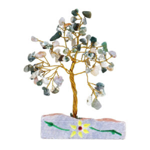 Tree Agate Gemstone Tree- 80 Stones (IGemT-06)