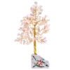 Rose Quartz Gemstone Tree - 320 Stones  (IGemT-18)