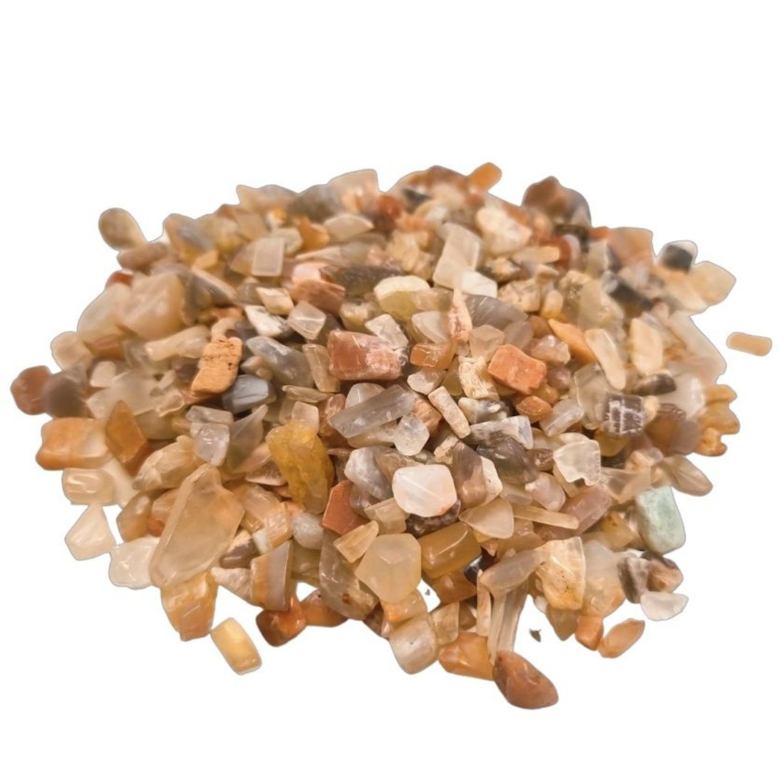 Moonstone Gemstone Chips Bulk - 1KG (NMGC-11)