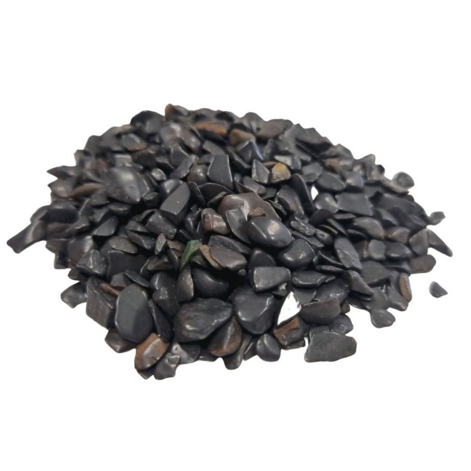 Black Tourmaline Gemstone Chips Bulk - 1KG (NMGC-16)
