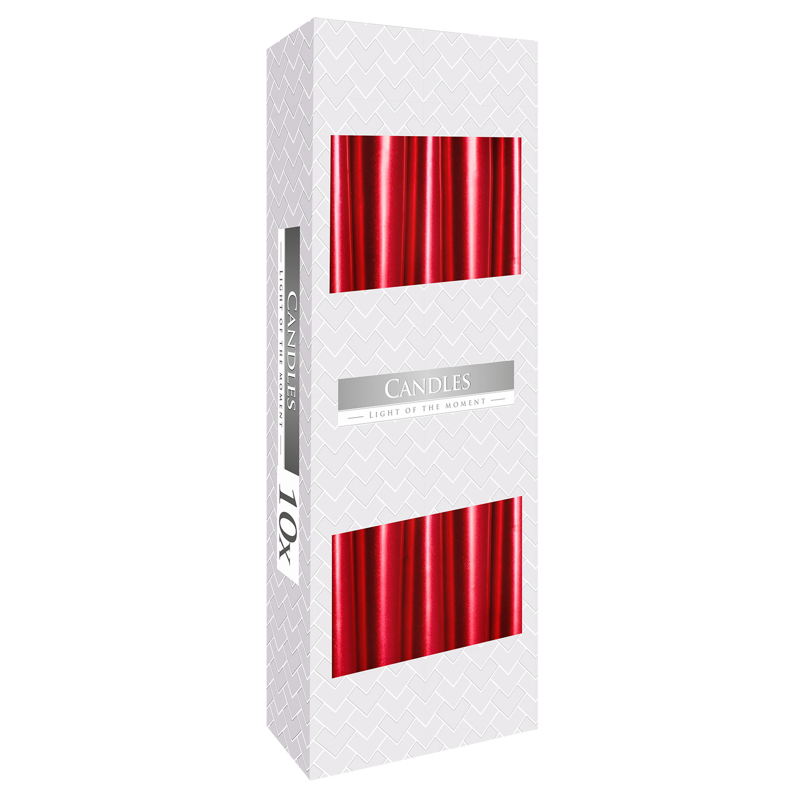 Taper Candle - Red Metalic  (TCand-10)