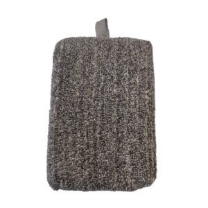 Bamboo & Linen Bath Sponge  - Charcoal  (NLuxB-22DS)