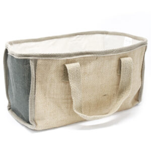 Lrg Shopping Basket - 33x18x20cm - Charcoal  (NATSB-03)