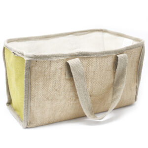 Lrg Shopping Basket - 33x18x20cm - Olive  (NATSB-05)