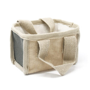Mini Shopping Basket - 16x10x12cm - Charcoal  (NATSB-08)