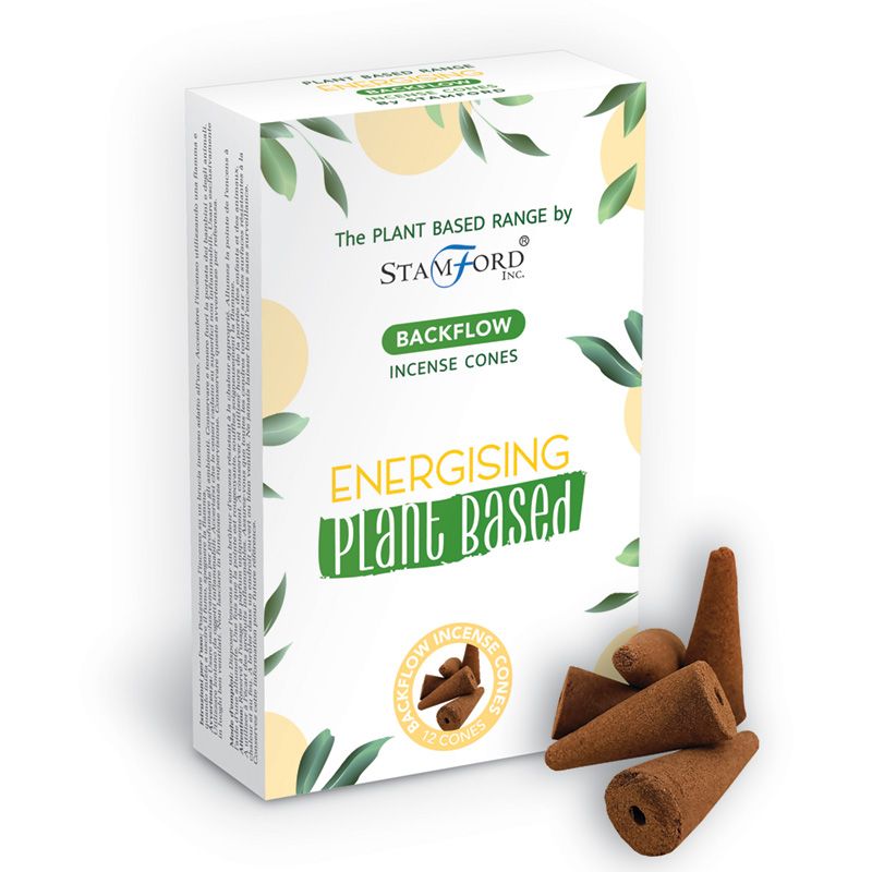Plant Based Backflow Incense Cones - Energising  (SPBBF-14)