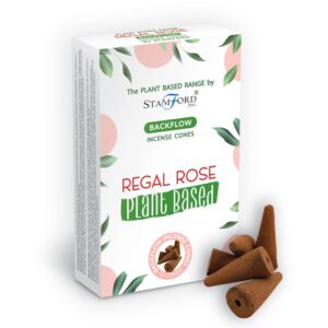 Plant Based Backflow Incense Cones - Regal Rose  (SPBBF-10)