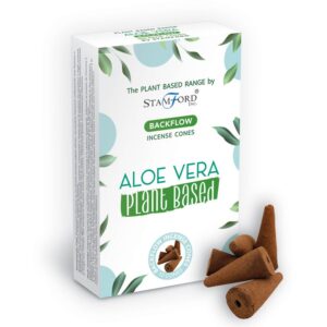 Plant Based Backflow Incense Cones - Aloe Vera  (SPBBF-07)