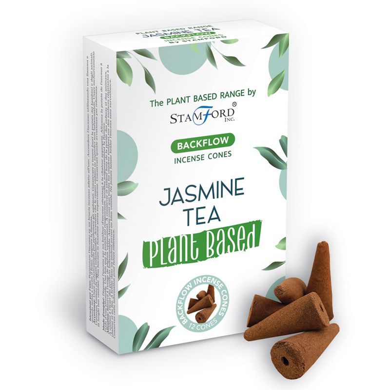 Plant Based Backflow Incense Cones - Jasmine Tea  (SPBBF-02)