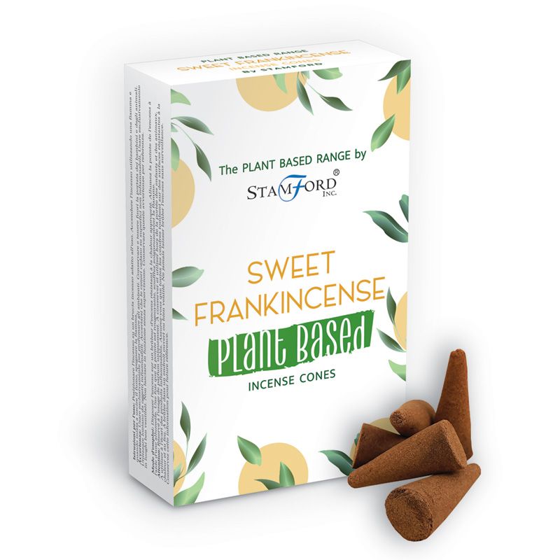 Plant Based Incense Cones - Sweet Frankincense  (SPBiC-11)