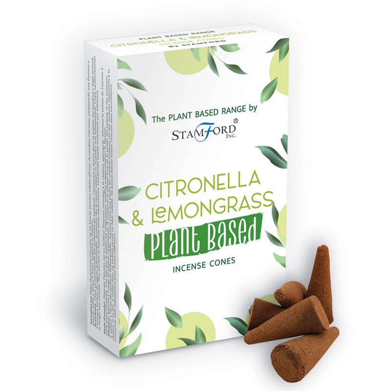 Plant Based Incense Cones - Citronella & Lemongrass  (SPBiC-09)
