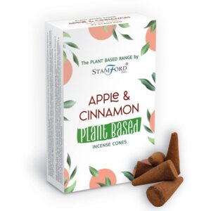 Plant Based Incense Cones - Apple & Cinnamon  (SPBiC-08)