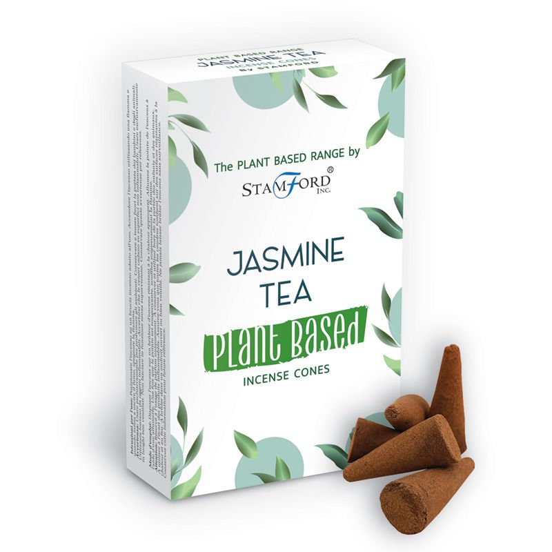 Plant Based Incense Cones - Jasmine Tea  (SPBiC-02)