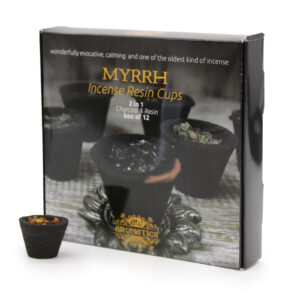 Box of 12 Resin Cups - Myrrh  (Rcup-03)
