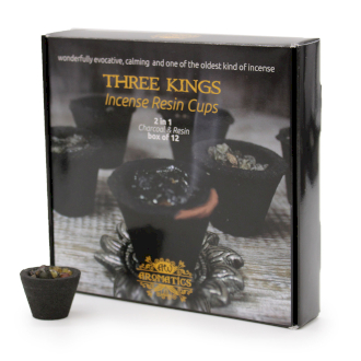 Box of 12 Resin Cups - Three Kings  (Rcup-02)