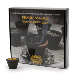Box of 12 Resin Cups - Frankinsence  (Rcup-01)