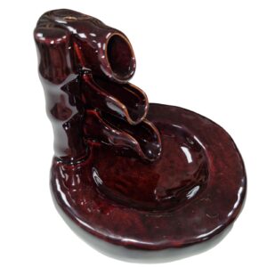 Back Flow Incense Burner - Bamboo & Pool (BackF-05)