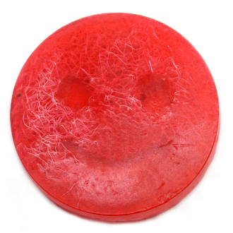 Happy Scrub Soap - Strawberry & Guava  (HSS-04)