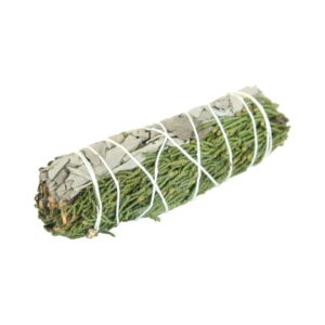 Smudge Stick - White Sage & Juniper 10cm  (MSage-16)