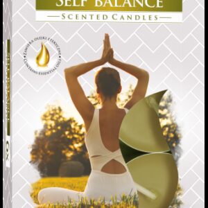 Set of 6 Scented Tealights - Self Balance  (STL-22)