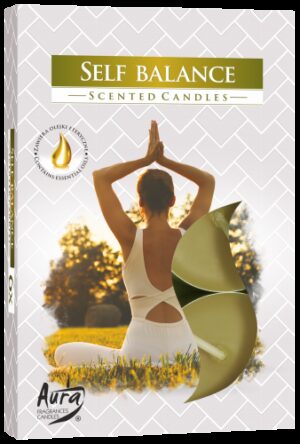 Set of 6 Scented Tealights - Self Balance  (STL-22)