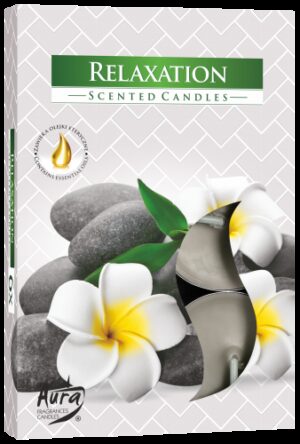 Set of 6 Scented Tealights - Relaxation (STL-23)
