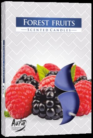 Set of 6 Scented Tealights - Forest Fruits  (STL-12)