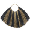 Large Seagrass Fan Wall Decor - Zebra  (NWA-08)