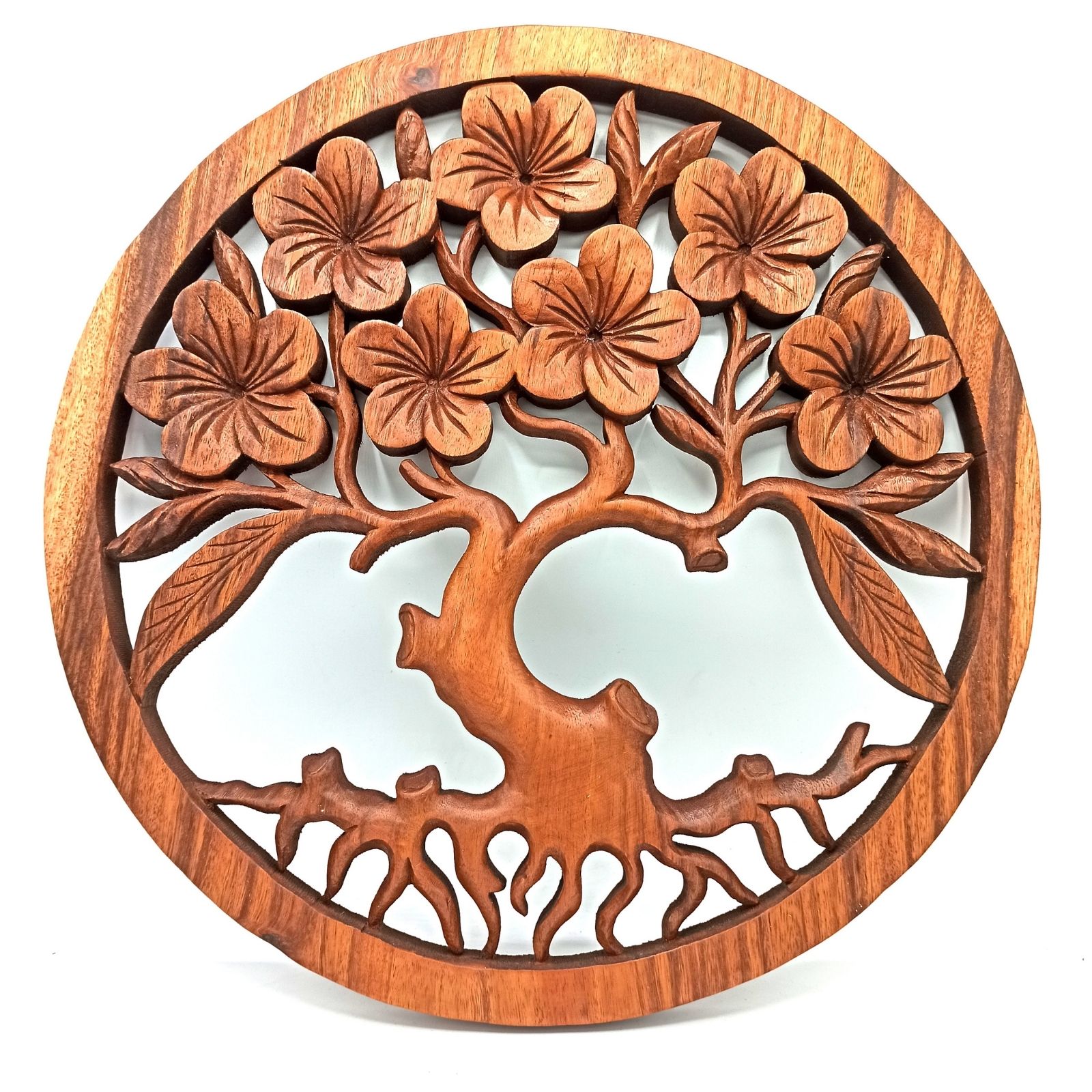 Tree of Life Frangipani Panel - 40cm  (WDW-04)