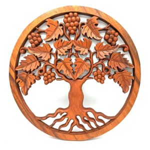 Tree of Life Grapes Panel - 40cm  (WDW-06)