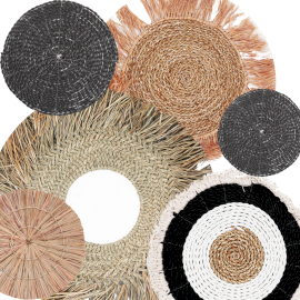 Set of Six Natural Wall Art - Bintang Collection (NWA-02)