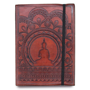 Small Notebook with strap - Tibetan Mandala  (VNB-01)