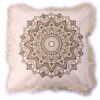 Lotus Mandala  Cushion - 45x45cm - bronze  (CMC-05DS)