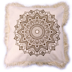 Lotus Mandala Cushion - 45x45cm - bronze (CMC-05DS)