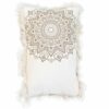 Lotus Mandala  Cushion - 30x50cm - bronze  (CMC-08DS)