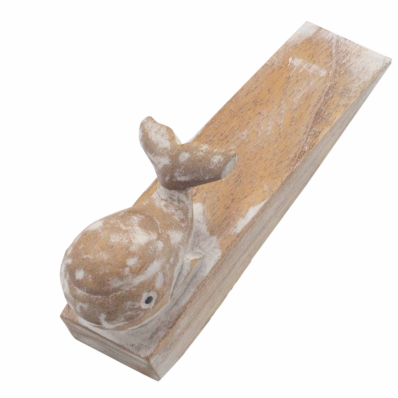 Hand carved Doorstop - Whale (ADS-05)