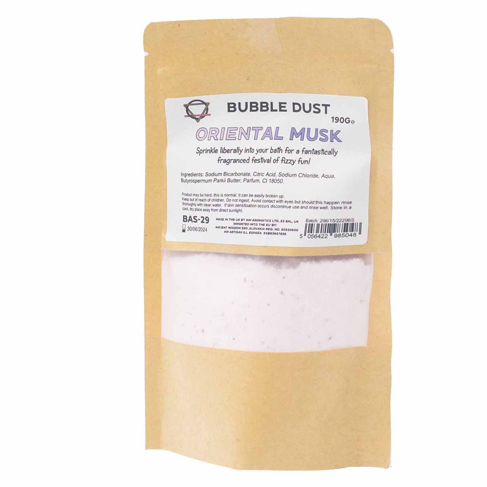 Oriental Musk Bath Dust 200g  (BAS-29)
