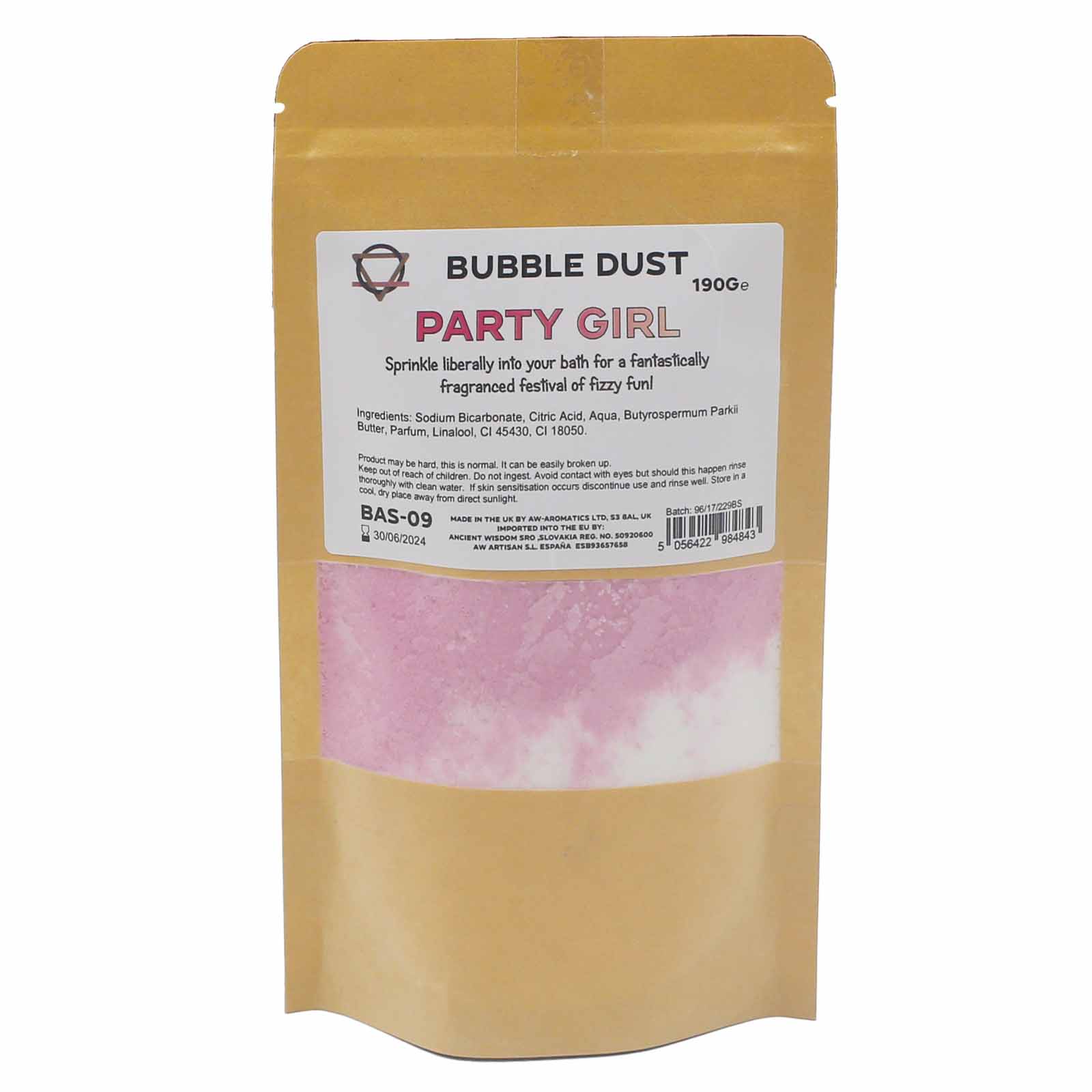 Party Girl Bath Dust 200g  (BAS-09)