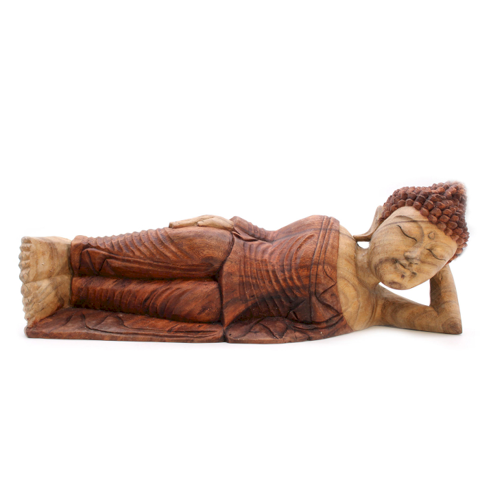 Hand Carved Buddha Statue - 50cm - Sleeping (HCBS-18)