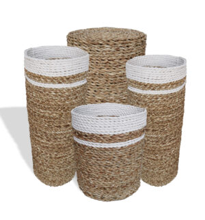 Seagrass Set - 2 Vase & 2 Bins  (NVA-01)