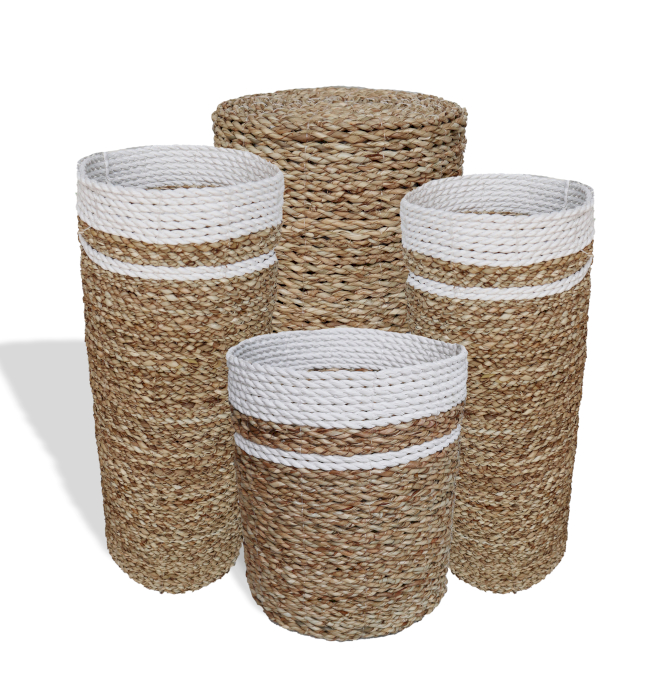 Seagrass Set - 2 Vase & 2 Bins (NVA-01)